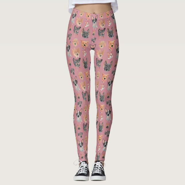 Nachbarhunde Leggings (Vorderseite)
