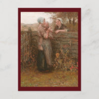 Nachbarn, die über den Zaun reisen