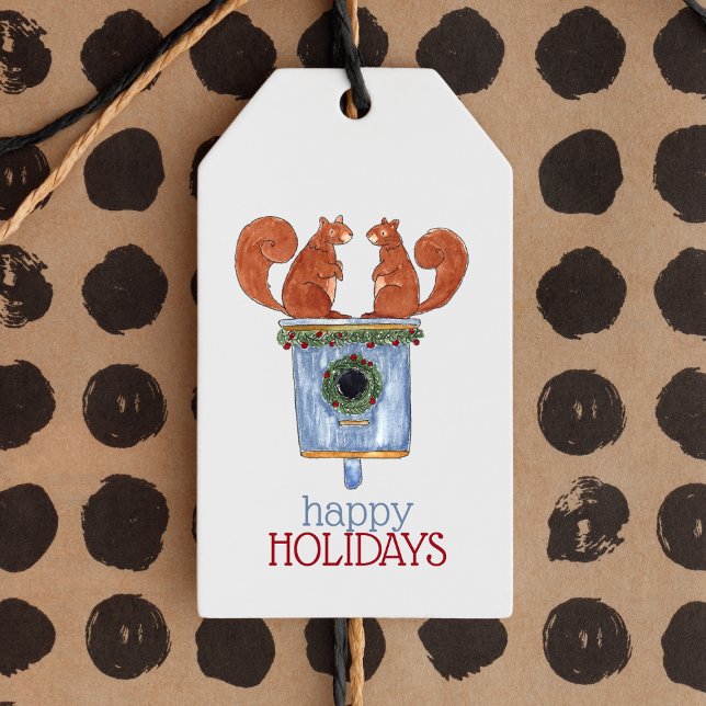 Nachbarn Holiday Eichhörnchen Geschenkanhänger (Von Creator hochgeladen)