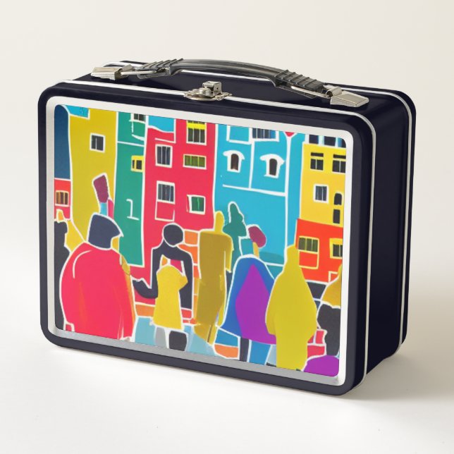 Nachbarn Metall Brotdose (Vorderseite)