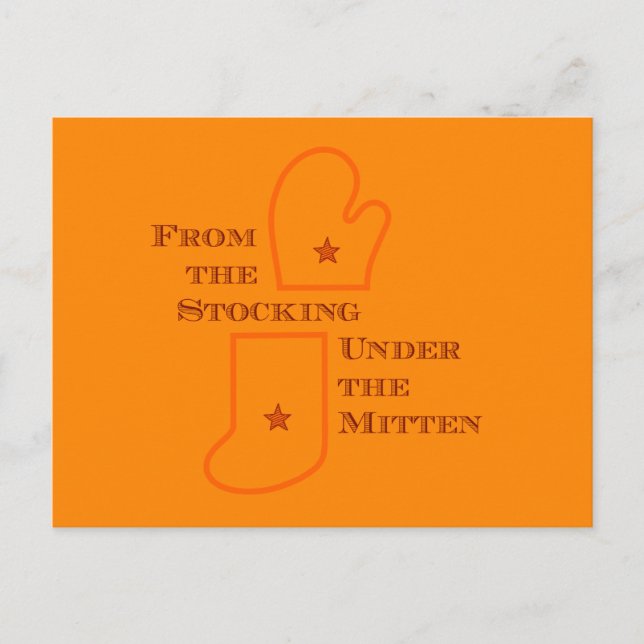 Nachbarn sagen Hi Postkarte (Vorderseite)