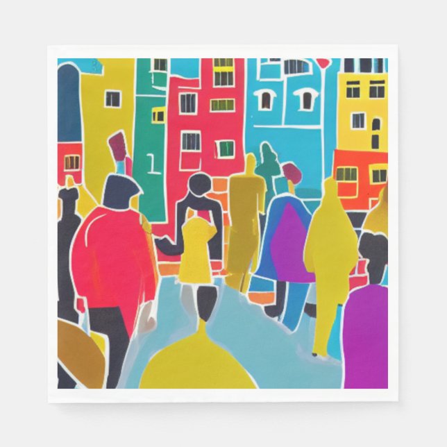 Nachbarn Serviette (Vorderseite)