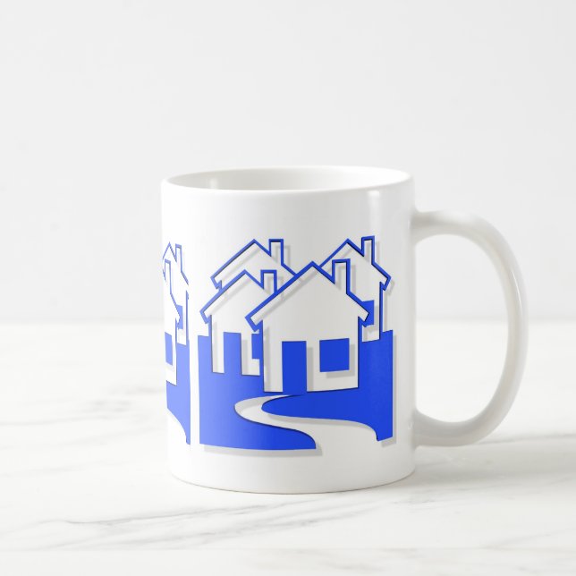 Nachbarschaft der Haus-Tasse Kaffeetasse (Rechts)