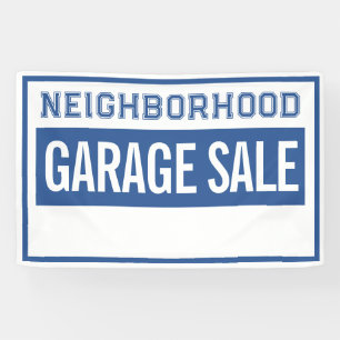 Nachbarschaft-Garagenverkauf-Banner 0,76m X 1,22m Banner