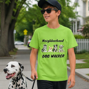 Nachbarschaft Hundeausführ Geschäft T-Shirt