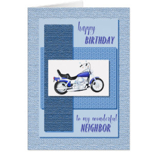 Nachbarschaft, Motorrad Geburtstag
