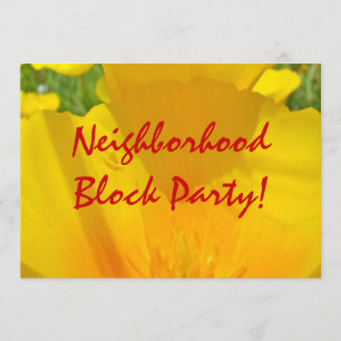 Nachbarschaftsblockparty! Einladungen Ankündigunge