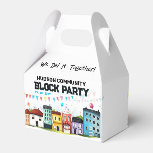 Nachbarschaftsblockparty Geschenkschachtel