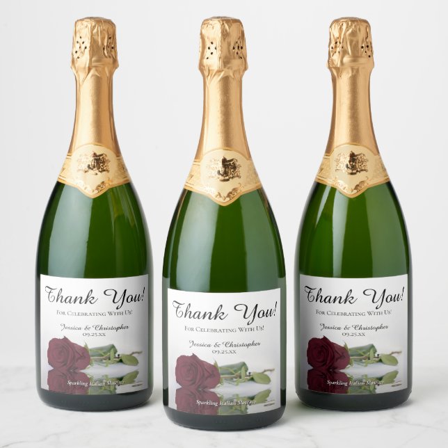 Nachdenken über die Hochzeit von Burgund Rose Viel (Flaschen)