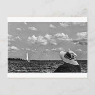 nachdenklich postkarte