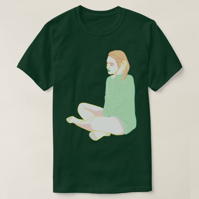 nachdenklich T-Shirt (Design vorne)