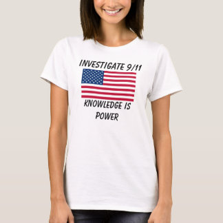 Nachforschen Sie 9/11 - USA-Flagge - Dame Baby - T-Shirt