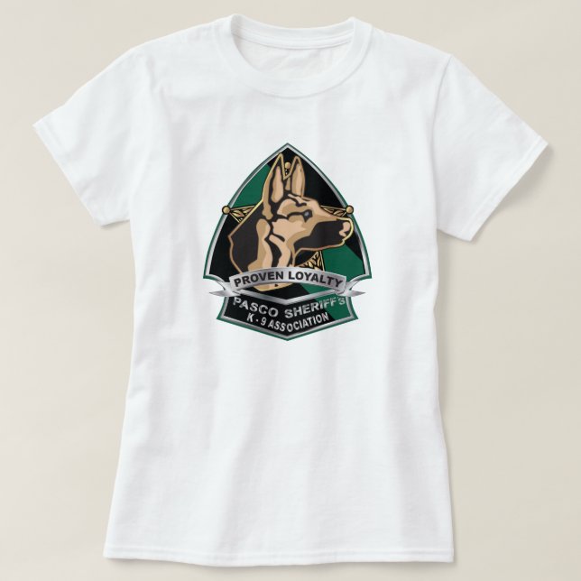 Nachgewiesene Loyalität - Vereinigung das K-9 T-Shirt (Design vorne)
