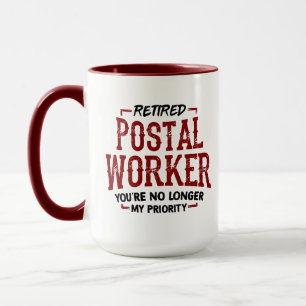Nachgezogener Postarbeiter hat keine Priorität meh Tasse