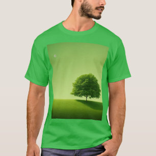 "Nachhaltig Planet Minimalistisches T-Shirt - Dark