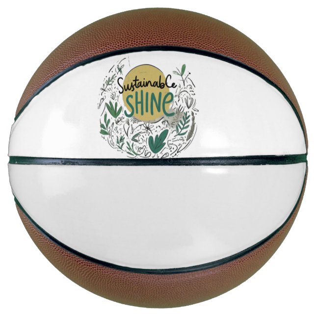 Nachhaltig Shine Basketball (Vorderseite)