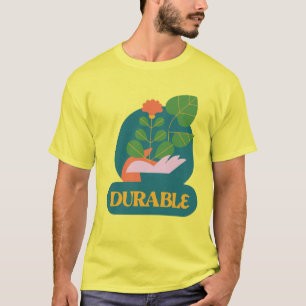 Nachhaltige Natur langlebig. T-Shirt