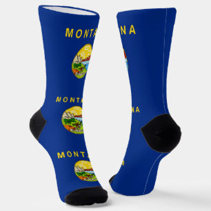 Nachhaltige Socken mit der Fahne von Montana