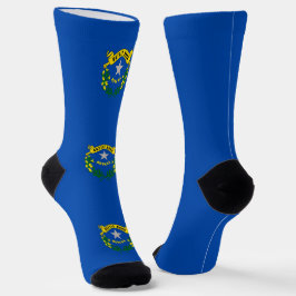 Nachhaltige Socken mit Nevada-Fahne