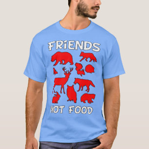 Nachhaltige Vegane Kinder - Freunde ohne Nahrungsm T-Shirt