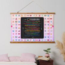 Nachhaltige Wandkunst für Zuhause, Büro, Klassenzi