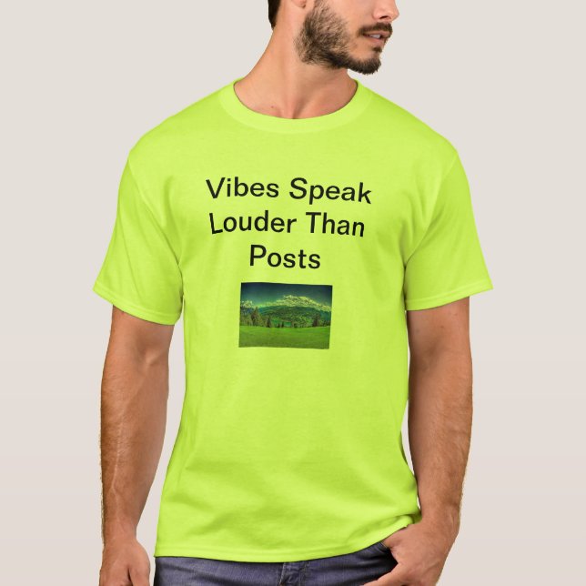 Nachhaltiger guter T - Shirt für saubere Umgebung (Vorderseite)