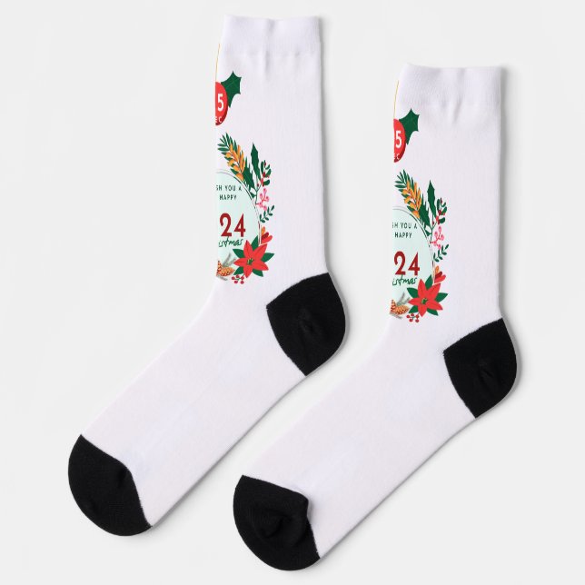 Nachhaltiger Premium-Crew-Sockel Socken (Linkes Detail)
