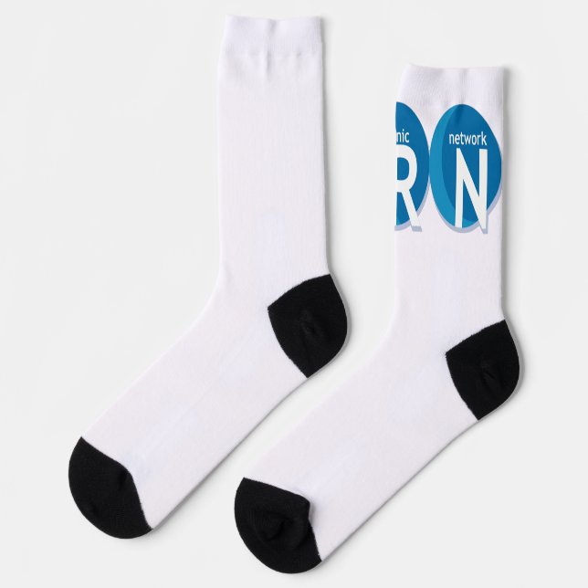 Nachhaltiger Premium-Crew-Sockel Socken (Linkes Detail)