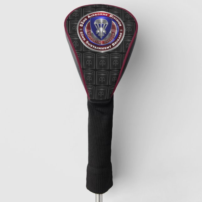 Nachhaltigkeitsbrigade des 82. Im Flugzeug Geschäf Golf Headcover (Vorderseite)
