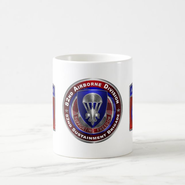 Nachhaltigkeitsbrigade des 82. Im Flugzeug Geschäf Kaffeetasse (Mittel)