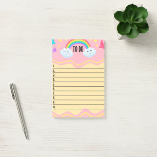 Nachhinweise: Bleibe Post-it Klebezettel