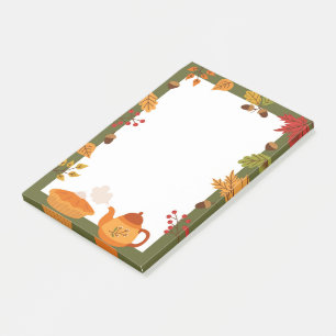 Nachhinweise zu Herbstelementen Post-it Klebezettel
