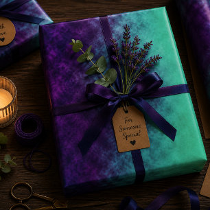 Nachklänge der Amethyst-Gezeiten Geschenkpapier Set