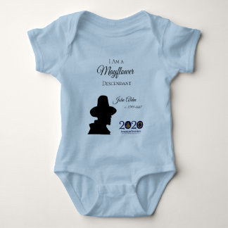 Nachkomme-Baby-Bodysuit Johns Alden Mayflower Baby Strampler