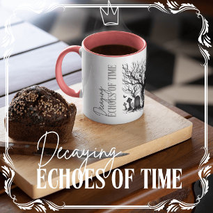 Nachlassen der Echos der Zeit Kaffeetasse