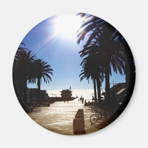 Nachmittag am Strand von Hermosa Magnet