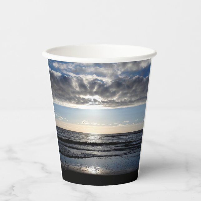Nachmittag bei den Beach Paper Cups Pappbecher (Vorderseite)