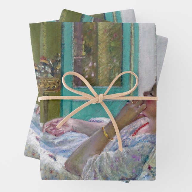 Nachmittag - Gelbes Zimmer 1910 Geschenkpapier Set (Beispiel)