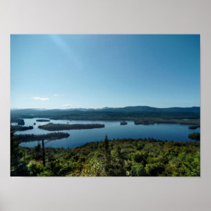 Nachmittag im blauen Berg Poster