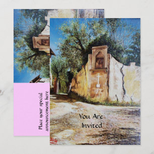 NACHMITTAG IN RIMAGGIO / Toskana Aussicht Einladung