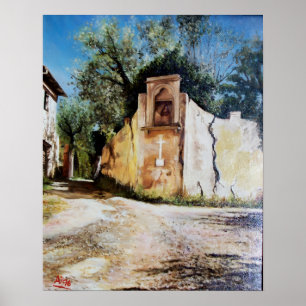 NACHMITTAG IN RIMAGGIO / Toskana Aussicht Poster