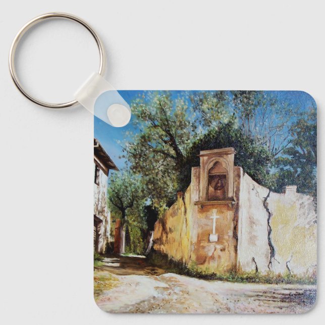 NACHMITTAG IN RIMAGGIO / Toskana Aussicht Schlüsselanhänger (Vorderseite)
