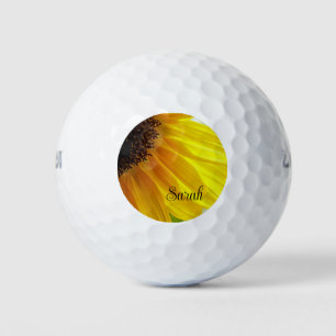 Nachmittag Sonnenblumen Personalisierte Golfbälle