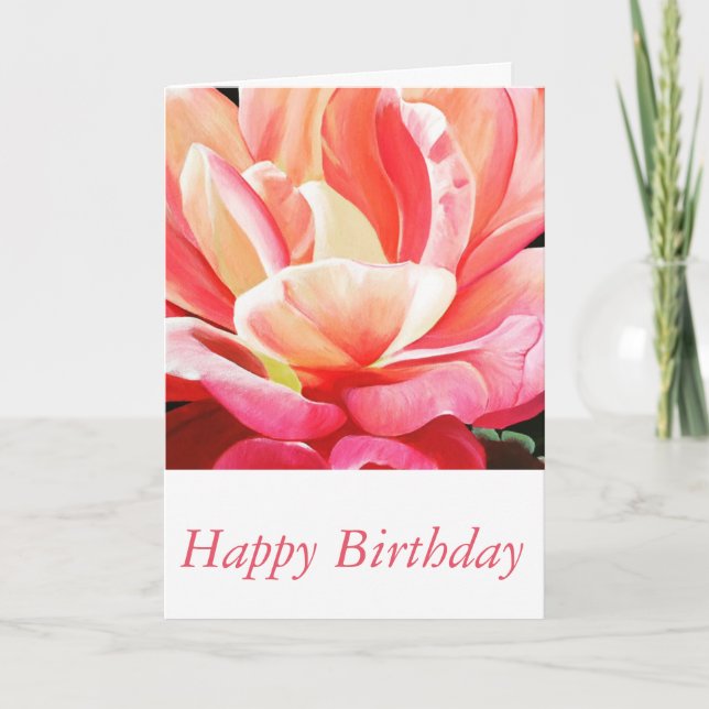 Nachmittags Freude - Geburtstagskarte Karte (Vorderseite)