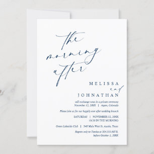 Nachmittags, Hochzeitsfeier Einladung