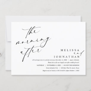 Nachmittags, Hochzeitsfeier Einladung