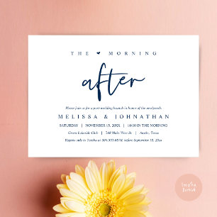 Nachmittags, Hochzeitsfeier Einladung