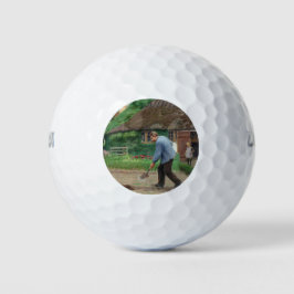 Nachmittagsarbeit im Garten (von H.A. Brendekilde) Golfball