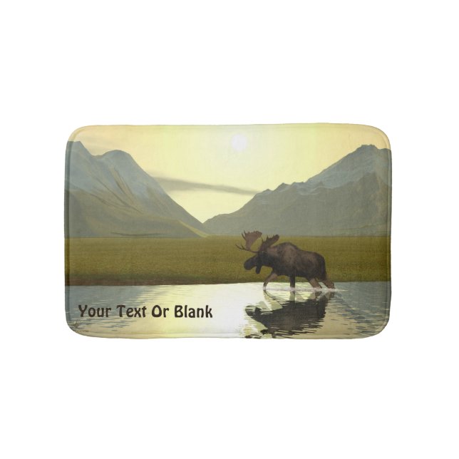 Nachmittagsmoose Badematte (Vorderseite)