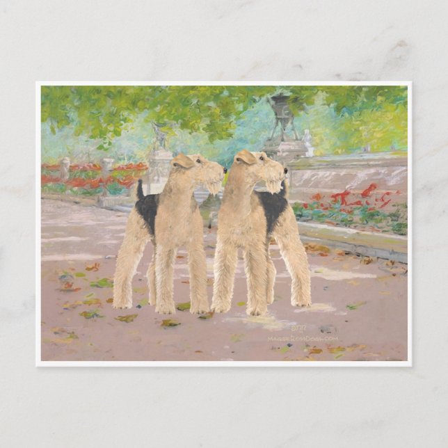 Nachmittagsspaziergang Postkarte (Vorderseite)